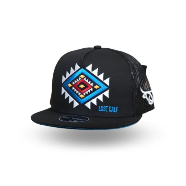 Bullseye - Gorra con logotipos aztecas bordados