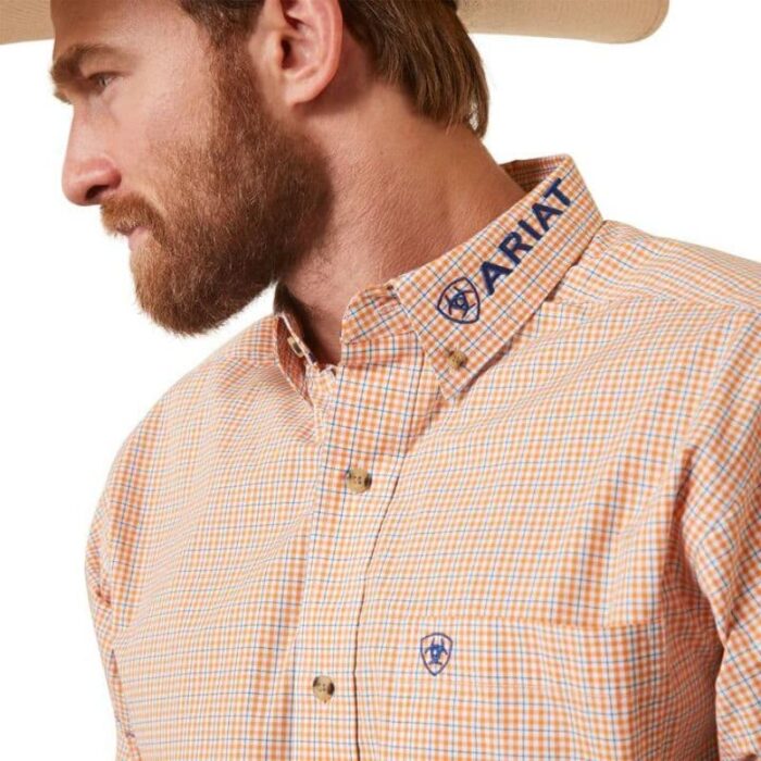 Camisa Ariat Pro Series Team Shay Fitted en color azul claro