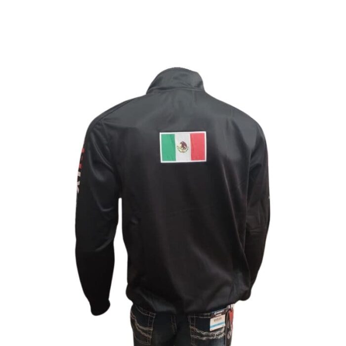 Chamarra Sport Best Fashion Negra con Bandera de México